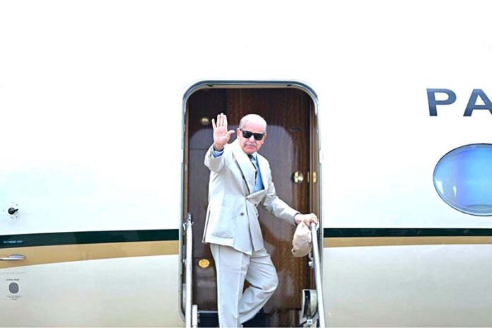 Prime Minister Muhammad Shehbaz Sharif departs on his two day official visit of Azerbaijan, from Islamabad