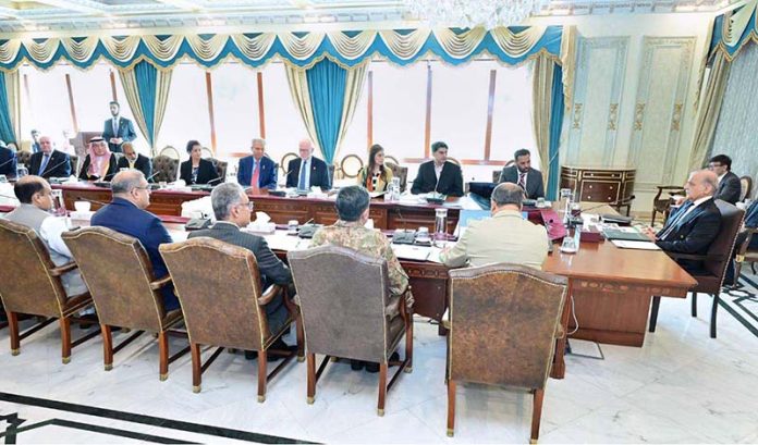 Prime Minister Muhammad Shehbaz Sharif chairs a meeting of National Task Force on Eradication of Polio