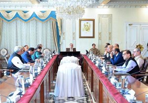 Prime Minister Muhammad Shehbaz Sharif chairs a meeting reforms and restructuring in public sector governance