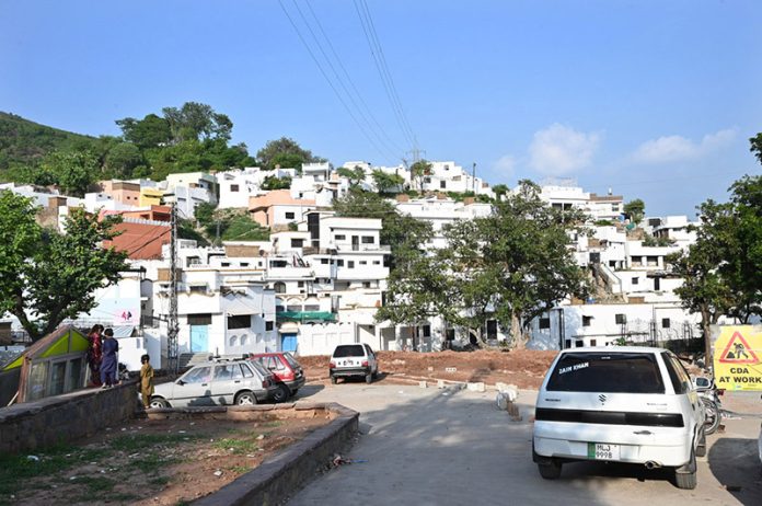 Restoration work is underway at the historic Saidpur Village in the Federal Capital