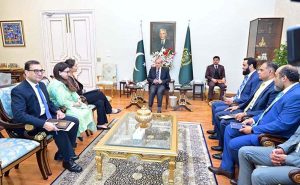 Managing Director of the Managing Board of WEF Ms. Saadia Zahidi called on Prime Minister Muhammad Shehbaz Sharif.