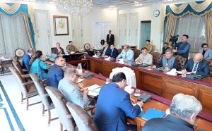 Prime Minister Muhammad Shehbaz Sharif chairs a meeting reforms and restructuring in public sector governance