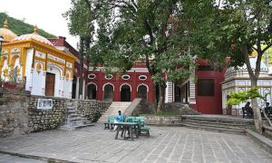 Restoration work is underway at the historic Saidpur Village in the Federal Capital