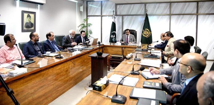 PM’s Adviser on IPC, Rana Sana Ullah Khan, presides a meeting on the National Tourism Policy alongside PM’s Coordinator on Tourism, Sardar Yasir Ilyas Khan. Federal Secretary Mohyudin Wani also attends the session in Federal Capital