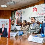 Minister for Information and Broadcasting, Attaullah Tarar and Ambassador of the Republic of Türkiye, H.E. Irfan Naziroğlu attends the official launching ceremony of Dr. Furqan Hameed’s book 'Recep Tayyip Erdoğan: The Tiger of the Islamic World – A Leader of Vision, Resolve & Reform' held at the National Language Promotion Department.