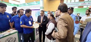 Federal Minister for National Heritage and Culture Division Aurangzeb Khan Khichi visited the RCCI Med Health Expo in Federal Capital