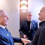 Prime Minister Muhammad Shehbaz Sharif meets President of Iran, Dr Masoud Pezeshkian on the sidelines of 17th ECO Summit