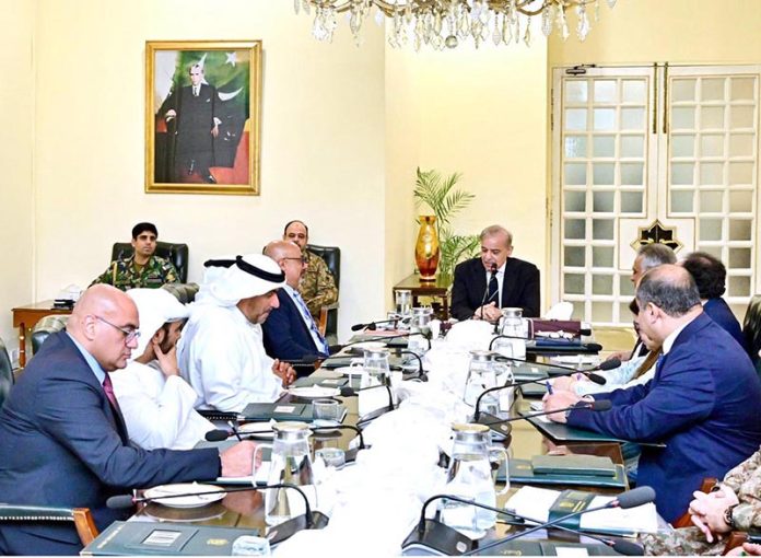 A delegation of Etisalat group led by CEO Hatem Dowidar called on Prime Minister Muhammad Shehbaz Sharif