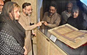 Farah Naz Akbar, Parliamentary Secretary National Heritage and Culture Division visits National Museum of Pakistan (NMP)