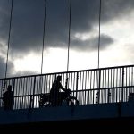 Dark clouds hover over the sky of the Federal Capital, signaling an impending spell of rain
