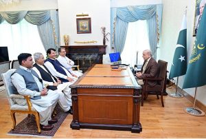 Nawabzada Mohsin Ali Khan Joins PMLN along with his son and colleagues in a meeting with Prime Minister Muhammad Shehbaz Sharif.