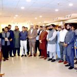A group of National Directors Conclave, from Dar-e-arqam schools Pakistan visiting senate museum at PARLIAMENT HOUSE.