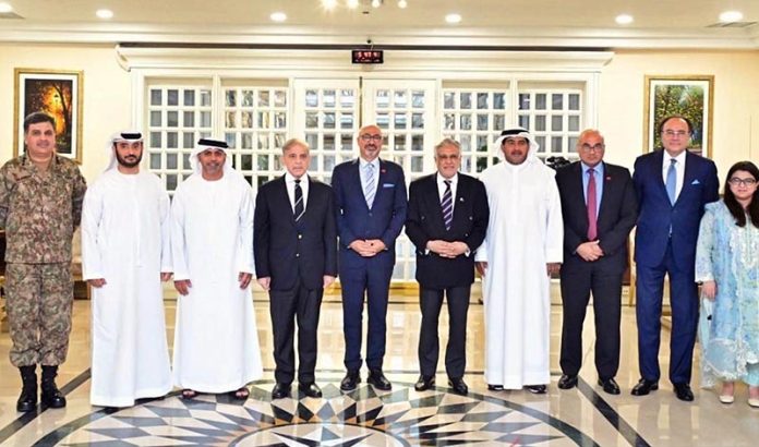 A delegation of Etisalat group led by CEO Hatem Dowidar called on Prime Minister Muhammad Shehbaz Sharif