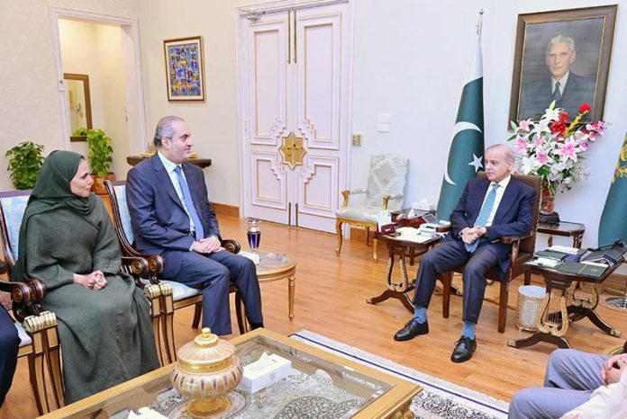 H.E. Sheikha Asma Al Thani calls on Prime Minister Muhammad Shehbaz Sharif