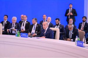 Prime Minister Muhammad Shehbaz Sharif addresses the 17th ECO Summit