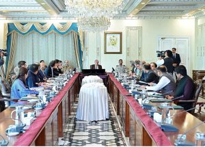 Prime Minister Muhammad Shehbaz Sharif chairs a review meeting on matters related to Public Private Partnership Authority.