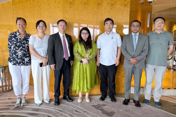 Federal Minister for Information Technology and Telecommunication, Ms. Shaza Fatima Khawaja, met with a distinguished Chinese delegation on the sidelines of the World Artificial Intelligence Conference