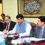 Federal Minister Engineer Amir Muqam chairs a high-level meeting on the revival of the Jirga system and justice reforms in merged districts, with participation from senior officials and key stakeholders.