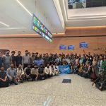 Pakistani agriculture graduates of Batch-II arrive in China and pose for a group photo upon arrival in China