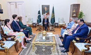 British High Commissioner Jane Marriott calls on Prime Minister Muhammad Shehbaz Sharif.