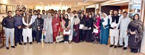 Interns of the Senate Secretariat visiting Senate Museum at Parliament House.