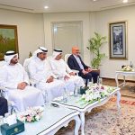 Deputy Prime Minister and Foreign Minister, Senator Mohammad Ishaq Dar, received a delegation from Etisalat Group, UAE, led by the Group CEO Hatem Dowidar