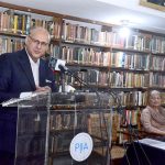 Federal Banking Ombudsman Sirajuddin Aziz addresses the members of The Pakistan Institute of International Affairs (PIIA) on China's Transformation Lesson for Developing Countries