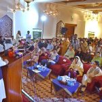 Speaker of the Balochistan Assembly, Abdul Khaliq Achakzai, speaks at the seminar on “Sustainable Ecosystems for Women Entrepreneurs” under the GRASP initiative at local hotel in Quetta