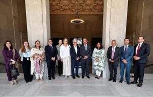 Ambassador Rizwan Saeed Sheikh, Pakistan's Ambassador to the United States, visiting Smithsonian's National Museum of Asian Art in Washington D.C