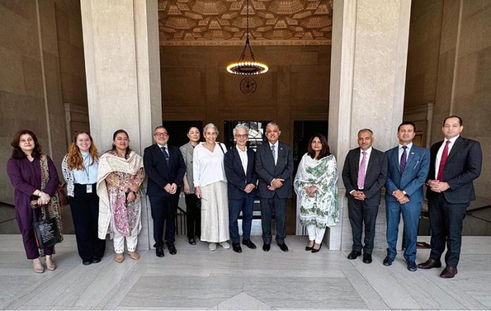 Ambassador Rizwan Saeed Sheikh, Pakistan's Ambassador to the United States, visiting Smithsonian's National Museum of Asian Art in Washington D.C