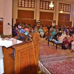 Balochistan Governor Jaffar Khan Mandukhel addresses a seminar on ‘Women in Agriculture: Advancing Leadership and Innovation’ at Governor House