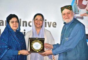 Federal Minister for Poverty Alleviation, Syed Imran Ahmed Shah, addresses a ceremony on “Interactive Dialogue for Promoting Innovative and Inclusive Education Models for Madaris and Out-of-School Children” at BRSP Quetta