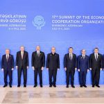 Prime Minister Muhammad Shehbaz Sharif in family photo of the 17th ECO Summit