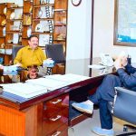 Federal Minister for Railways Muhammad Hanif Abbasi meets Senior PML-N AJK Leader Raja Mushtaq Minhas Reaffirms Pakistan's unwavering political, moral, and diplomatic support for the people of Kashmir in Federal Capital.