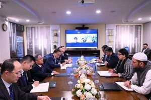 Federal Minister for Information Technology and Telecommunication, Ms. Shaza Fatima Khawaja and Chinese Ambassador Mr. Jiang Zaidong discussed deepening digital collaboration between Pakistan and China.