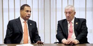 Speaker National Assembly Sardar Ayaz Sadiq meets with Speaker of the House of Common UK Sir Lindsay Hoyle on the sidelines of 6th World Speakers Conference