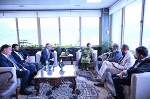 Federal Minister Shaza Fatima held meeting with Arizona State University and NIT Delegation.