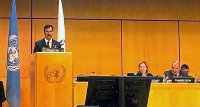 Chairman Senate, Syed Yousuf Raza Gillani addressing the 6th World Conference of Speakers of Parliament
