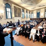 Chairman of the Senate of Pakistan, Syed Yousaf Raza Gilani addressing the international conference titled "The Challenges to World Peace Today"