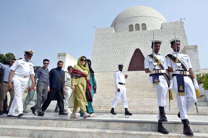 Parliamentary Secretary for National Heritage and Culture Division, Ms. Farah Naz Akbar, visits Mazar-e-Quaid