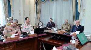Commander-in-Chief of Libyan Armed Forces Lt. General Saddam Khalifa Abu Qasim Haftar calls on Prime Minister Muhammad Shehbaz Sharif. 