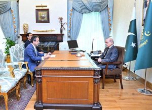 Minister for Power Division, Sardar Awais Ahmed Khan Leghari calls on Prime Minister Muhammad Shehbaz Sharif