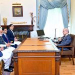 Member of the National Assembly, Sardar Ghulam Abbas calls on Prime Minister Muhammad Shehbaz Sharif