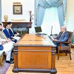 Member of the National Assembly Muhammad Idrees calls on Prime Minister Muhammad Shehbaz Sharif