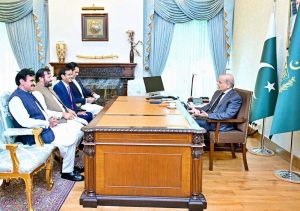 Member of the National Assembly Muhammad Idrees calls on Prime Minister Muhammad Shehbaz Sharif