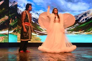 Artists perform in Folklore Stage Play ‘Saiful Maluk presents by PNCA in collaboration with Dolphin communication at PNCA.