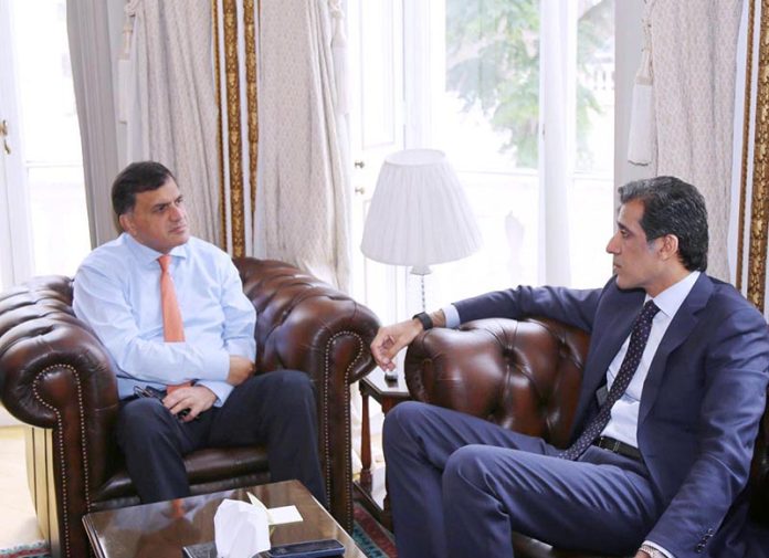 State Minister for Overseas Pakistanis Aun Choudhary was called on by Pakistani High Commission to UK Dr. Muhammad Faisal in Federal Capital