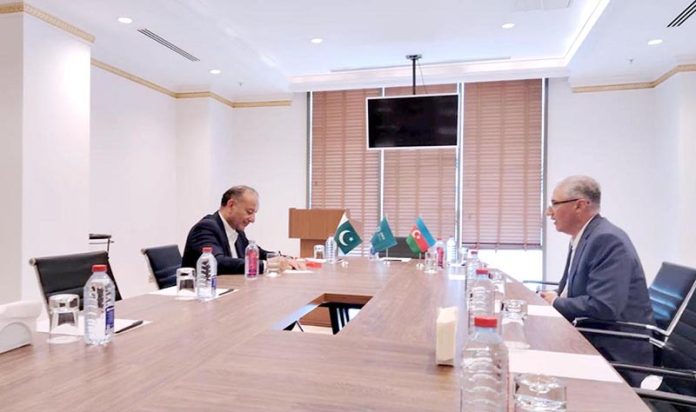 Federal Minister for Climate Change and Environmental Coordination Dr. Musadik Malik in a bilateral Meeting with H.E. Mukhtar Babayev, President COP-29 and Special Envoy on Environment to the President of Azerbaijan in Federal Capital