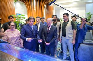 - Prime Minister Muhammad Shehbaz Sharif visiting newly inaugurated CIP Lounge, waiting halls and other facilities at Lahore Railway Station.