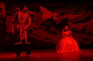 Artists perform in Folklore Stage Play ‘Saiful Maluk presents by PNCA in collaboration with Dolphin communication at PNCA.